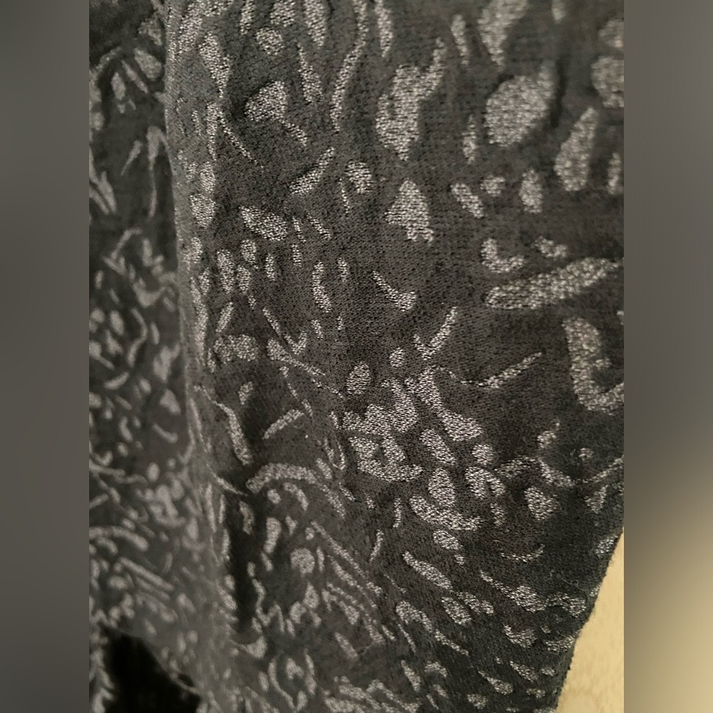 NWT $168 Armani Exchange A|X Fit Flare Jacquard Party Dress Black Sz 14 - Picture 13 of 16